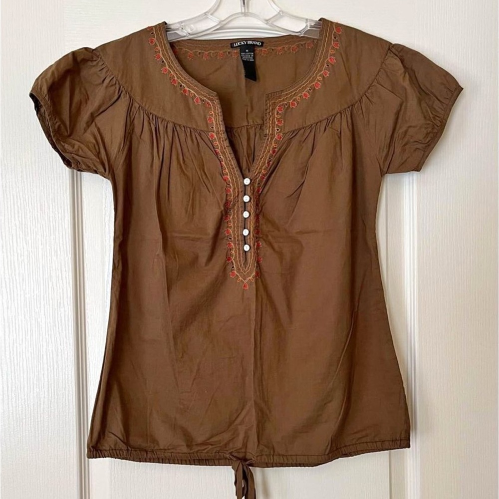 Lucky Brand Peasant top